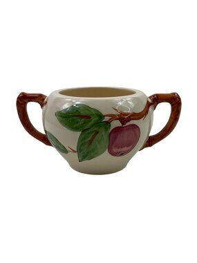 Franciscan Apple Sugar Bowl Earthenware England Backstamp